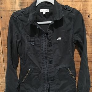 VANS Black Utility Jacket - Vintage! Small